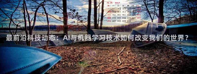 最前沿科技动态：AI与机器学习技术如何改变我们的世界？