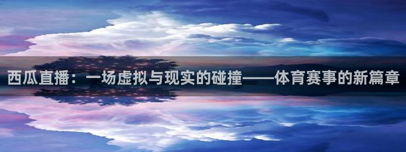 西瓜直播：一场虚拟与现实的碰撞——体育赛事的新篇章